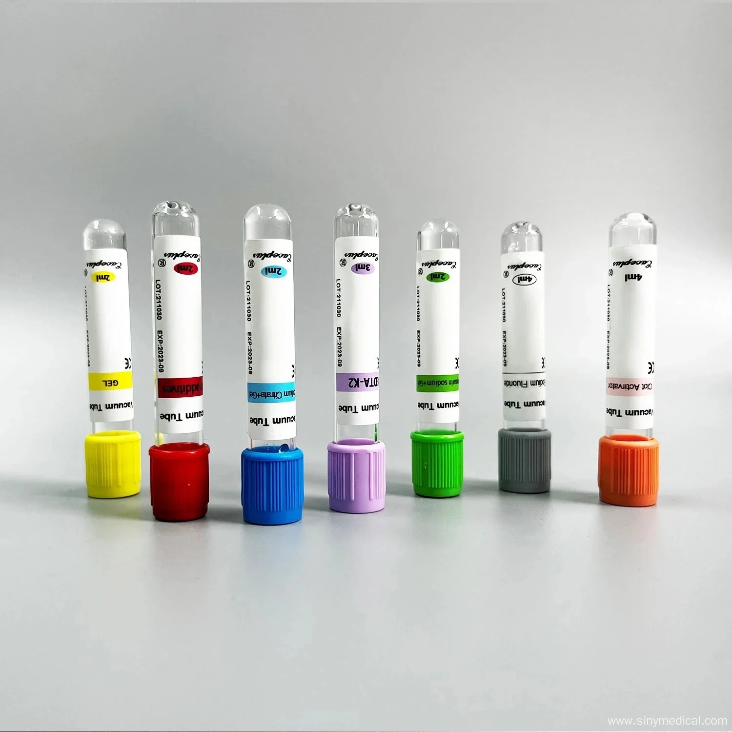 Disposable Medical Vacuum Blood Collection Tube