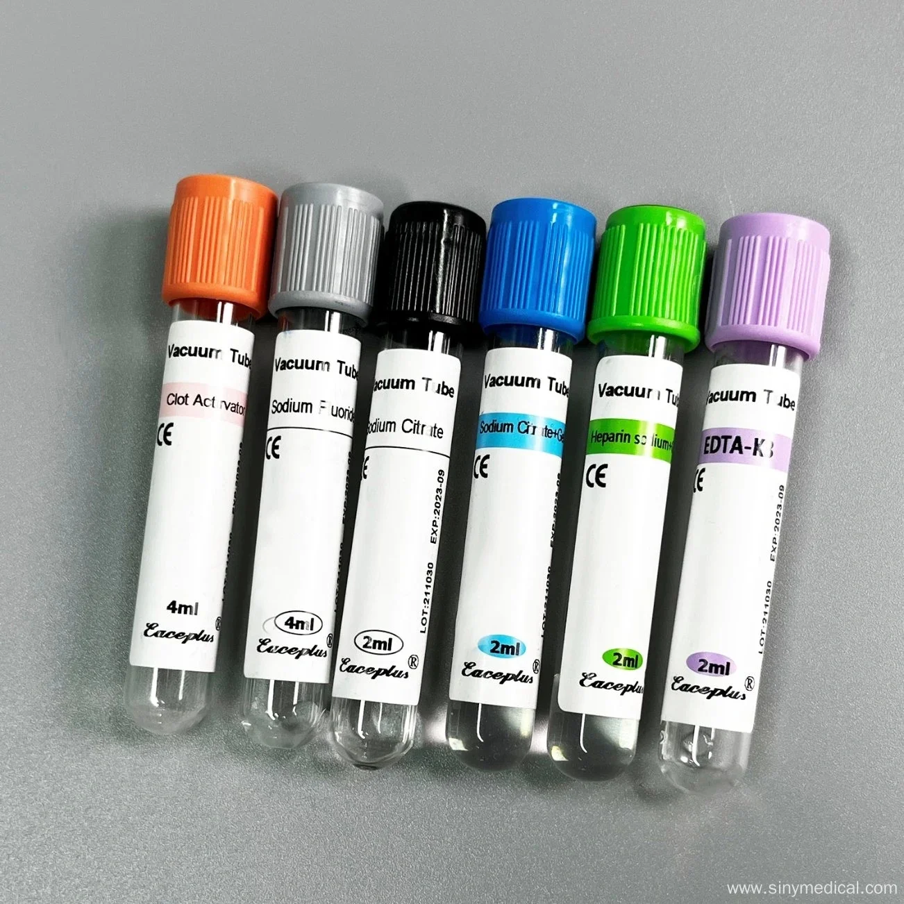 Disposable Medical Vacuum Blood Collection Tube