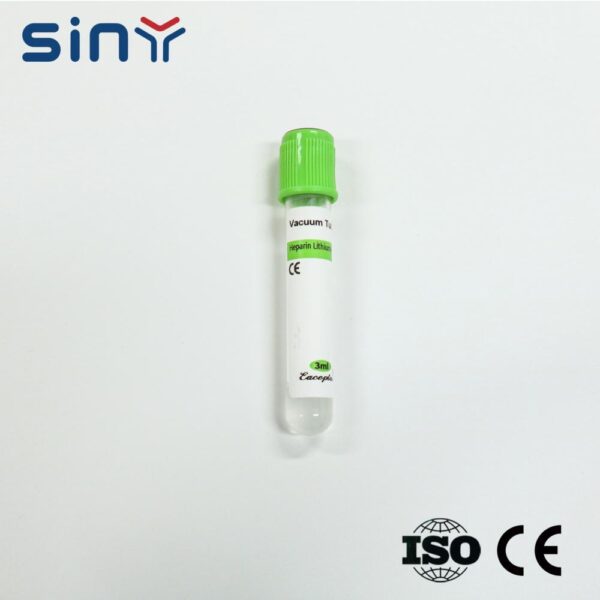 3ml Lithium Heparin Tube for Blood Collection