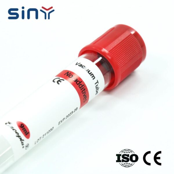 6ml No Additive Vaccum Blood collection tube