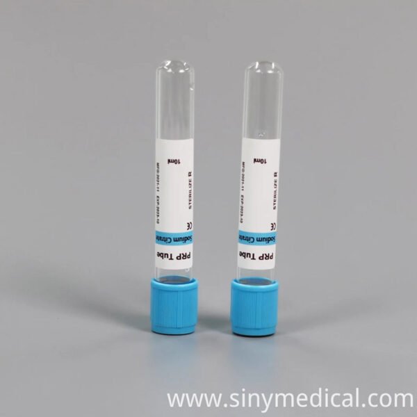 Disposable medical sodium citrate gel Prp tube