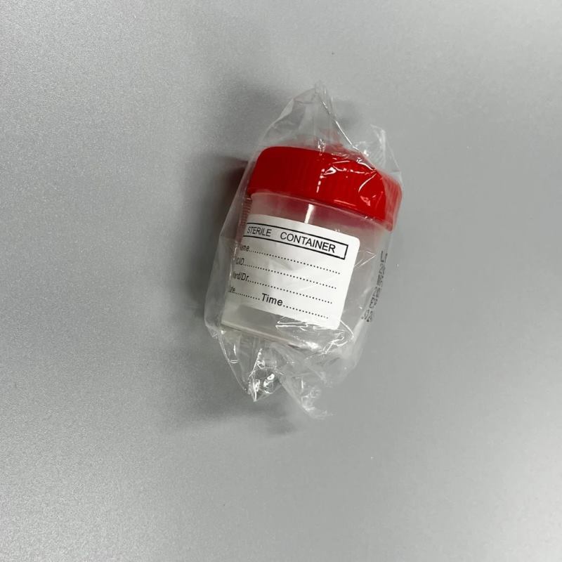 Laboratory 60ml Disposable Medical Supplies Urine Cup 3