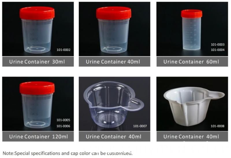 Laboratory 60ml Disposable Medical Supplies Urine Cup 4
