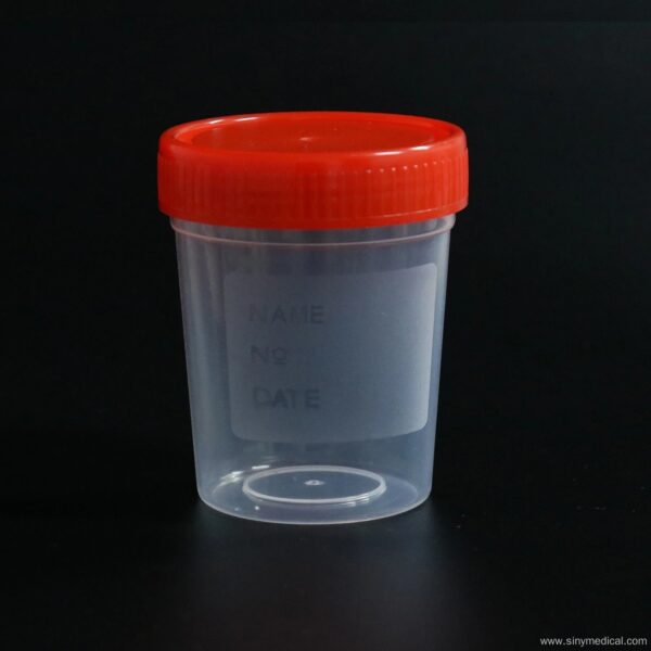 Laboratory 60ml Disposable Medical Supplies Urine Cup 7
