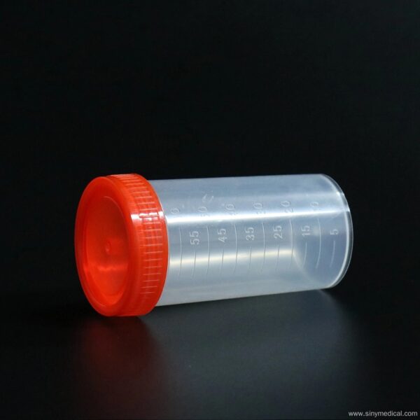 Laboratory 60ml Disposable Medical Supplies Urine Cup 8