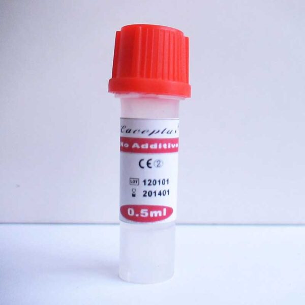 Medical miniature blood collection vessel for children