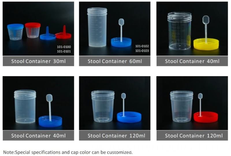 Siny 40ml Medical Sterile Stool Cup 6