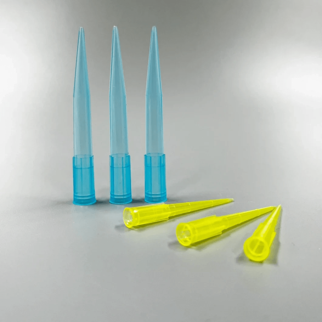 Clear Yellow Low Retention Pipette Tips with Filter 01
