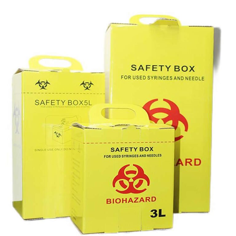 Disposable Sharps Container Paper Sharp Box - Blood Collection Tube